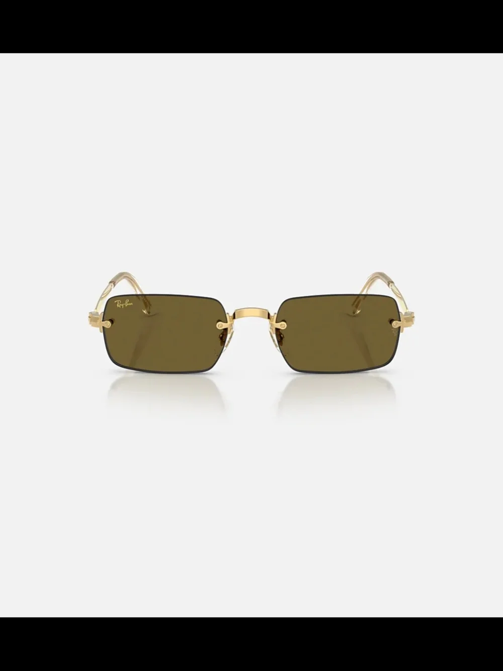 Ray-Ban RB3928 A$AP Rocky Gold Frame with Brown Lenses